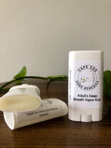 Adult Deep Breath Vapor Rub